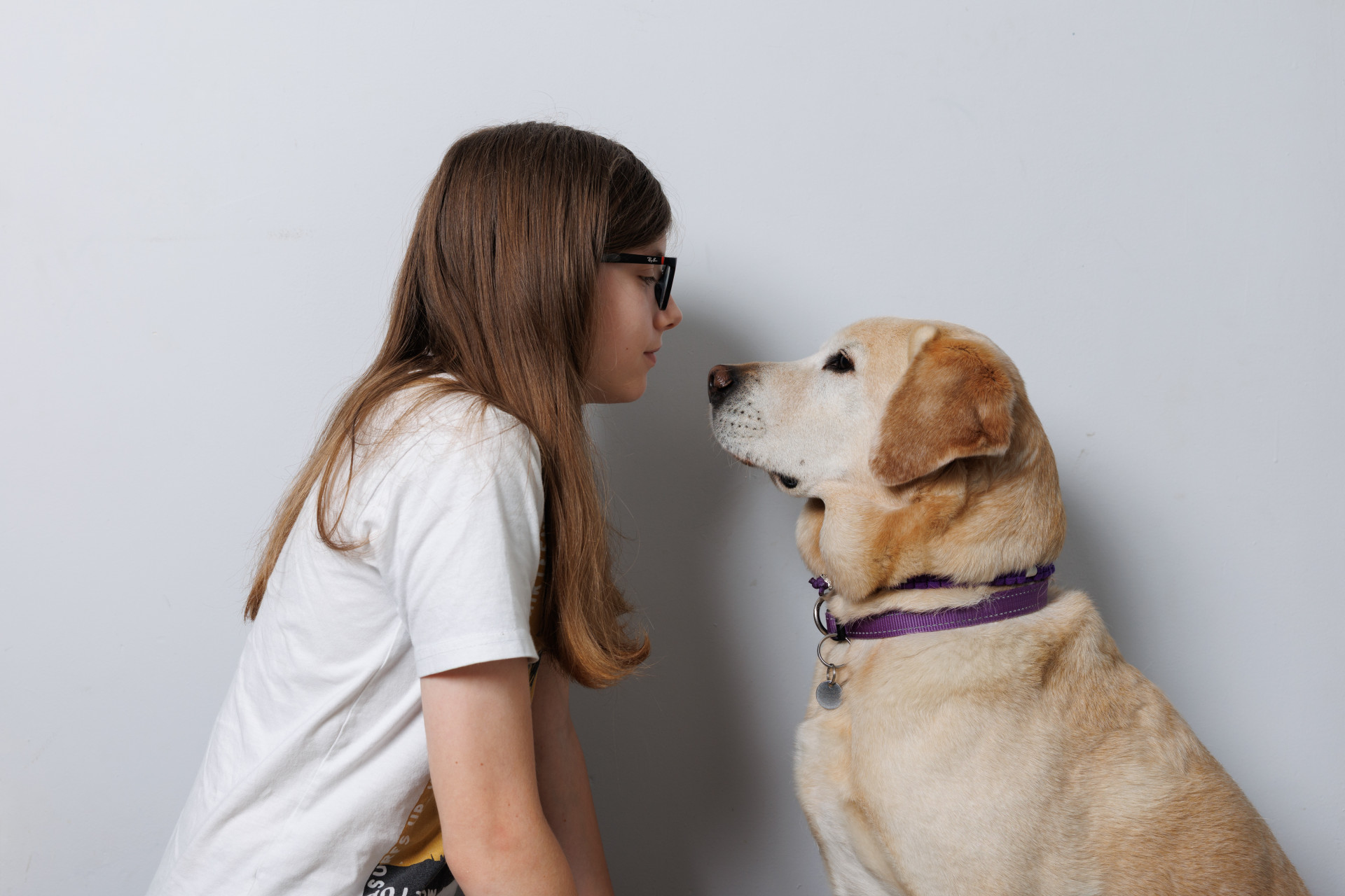 Ties en zijn assistentiehond Moody