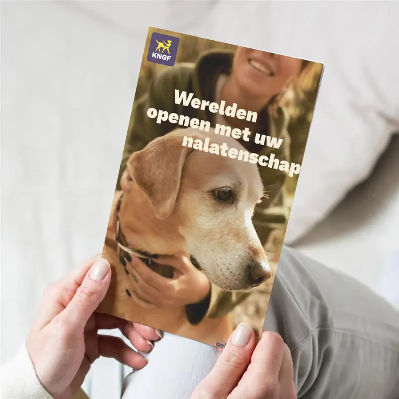 Magazine over nalaten aan KNGF Geleidehonden