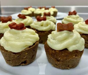 feestelijke honden cupcakes